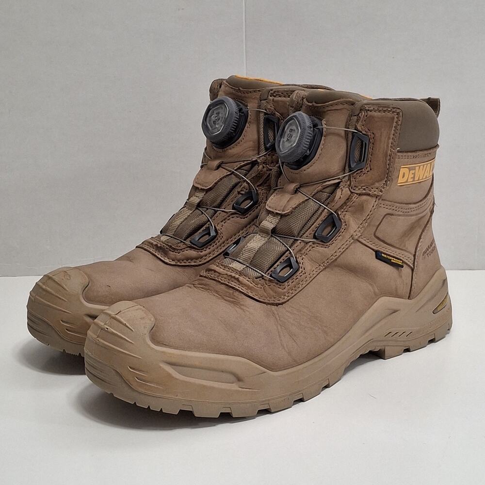 DEWALT Boa Lightweight Boots Stone Size 10.5 X Composite Toe Cap